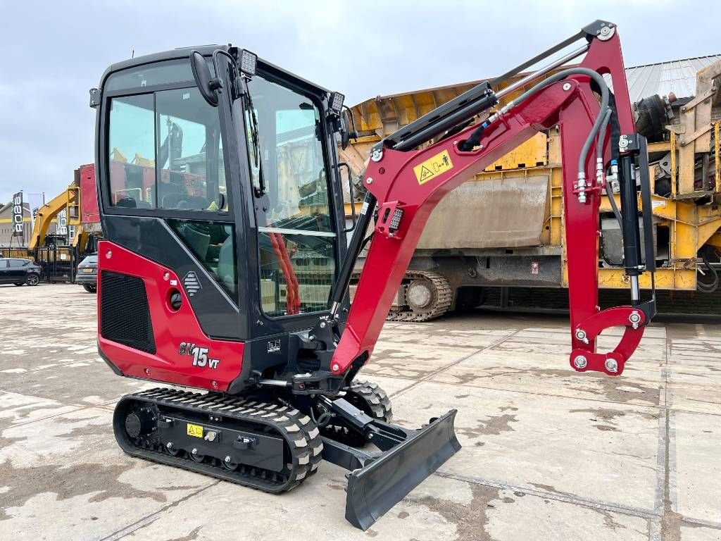 Minibagger typu Yanmar SV15VT - (NEW) / Hammer Lines / CE, Gebrauchtmaschine v Veldhoven (Obrázok 7)