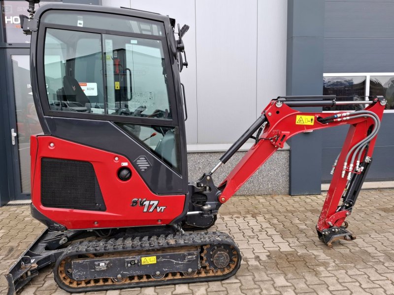 Minibagger Türe ait Yanmar sv17vt, Gebrauchtmaschine içinde Hedel (resim 1)