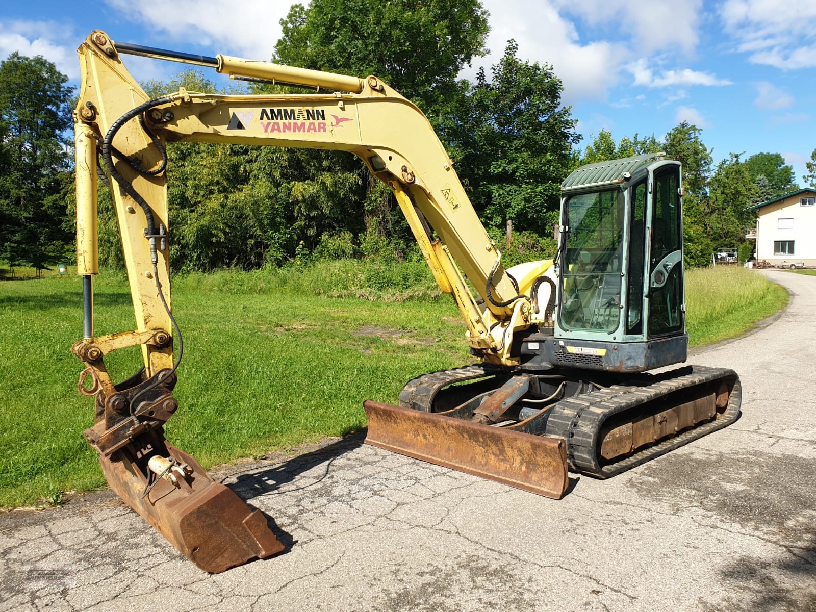 Minibagger del tipo Yanmar VIO 75-A, Gebrauchtmaschine In Deutsch - Goritz (Immagine 3)