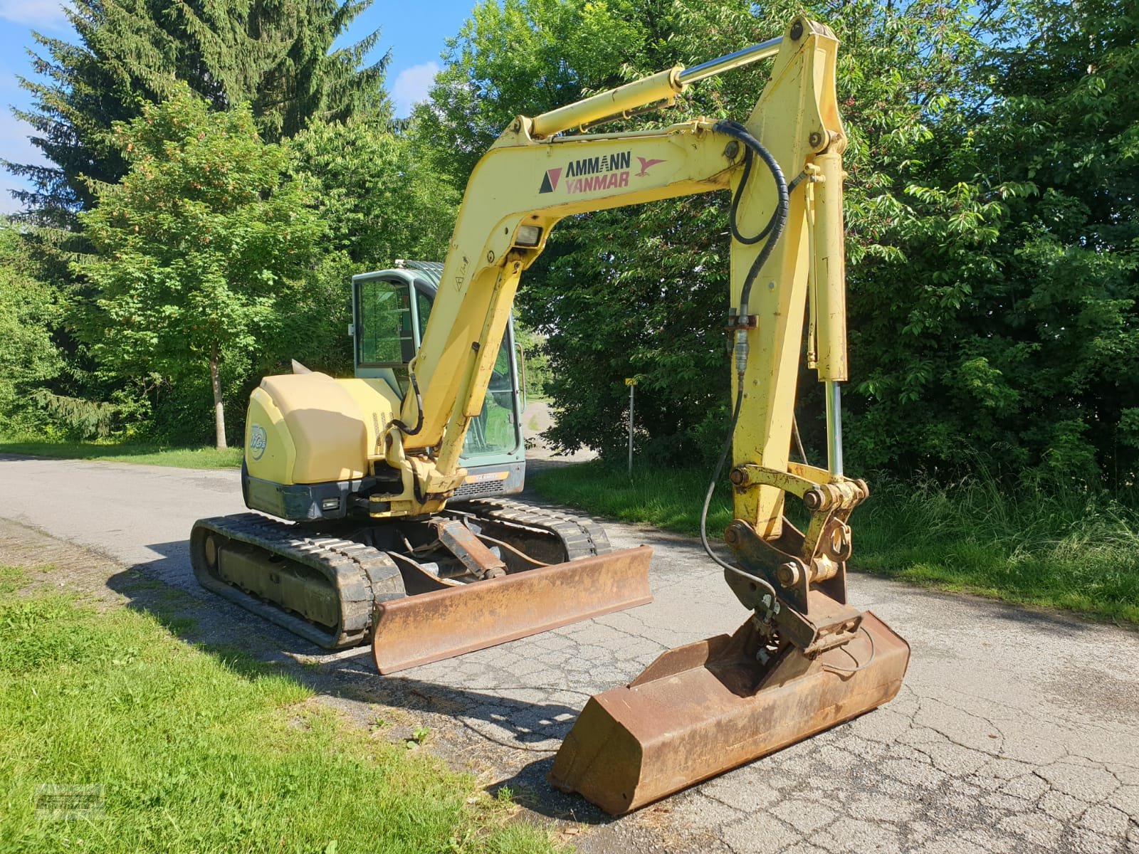 Minibagger del tipo Yanmar VIO 75-A, Gebrauchtmaschine In Deutsch - Goritz (Immagine 4)