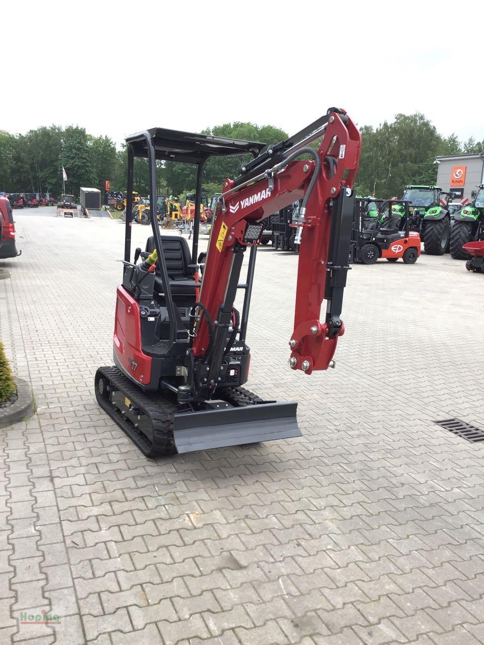 Minibagger van het type Yanmar ViO17, Gebrauchtmaschine in Bakum (Foto 4)