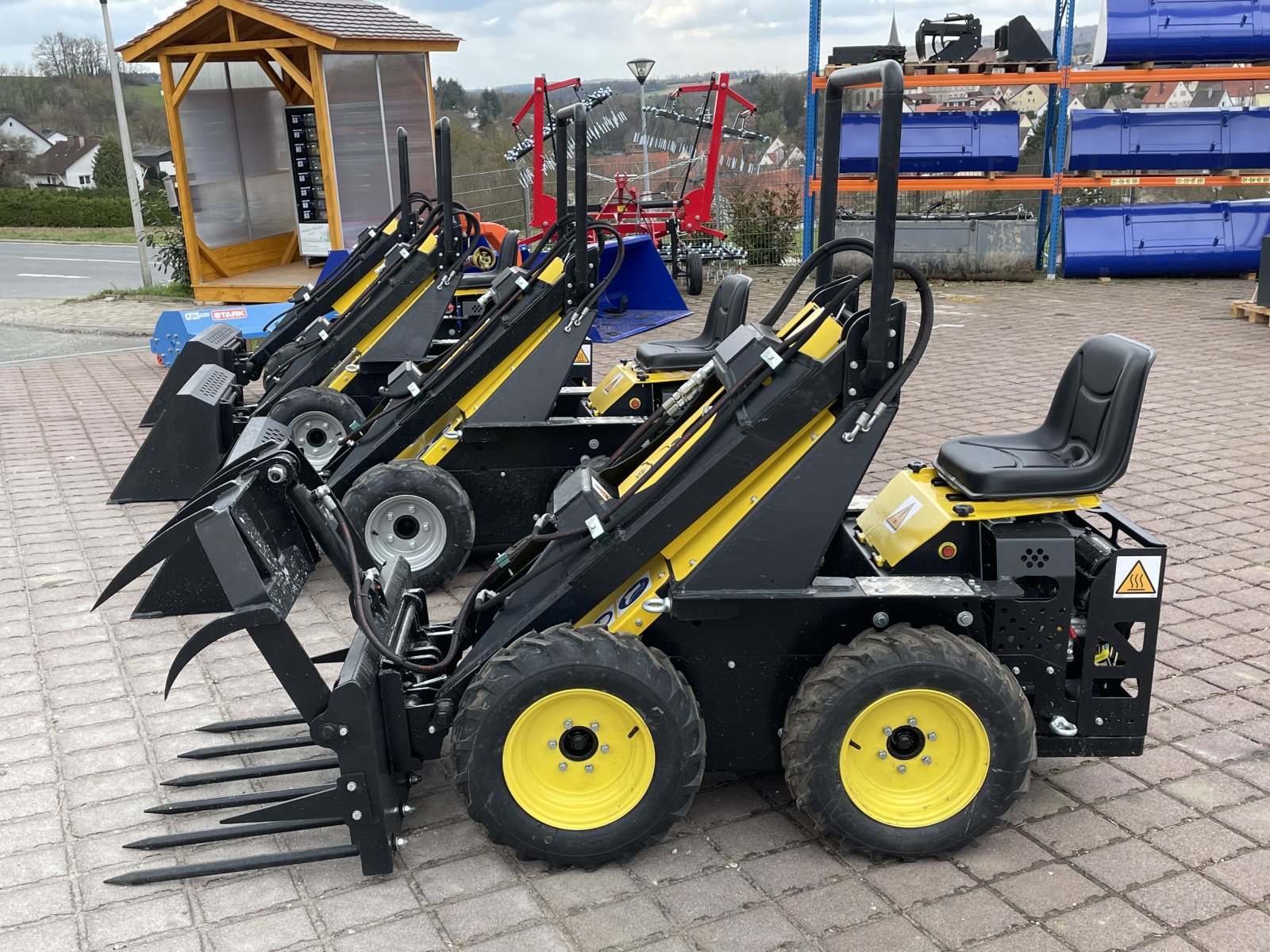 Minibaggerlader del tipo Tur N520, Neumaschine en Ravenstein  (Imagen 11)