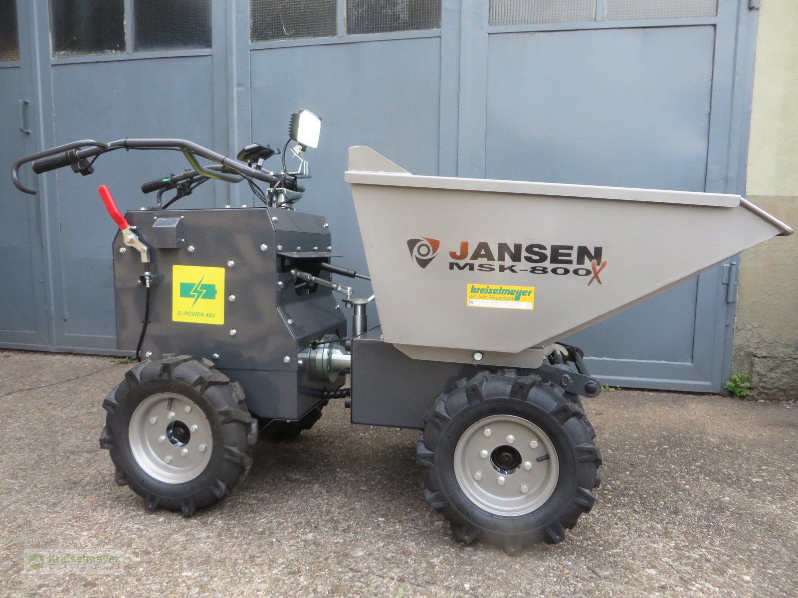 Minidumper du type Jansen MSK-800 X ALLRAD Elektro / Akku Rad-Antrieb Knicklenker **SOFORT VERFÜGBAR**, Neumaschine en Feuchtwangen (Photo 1)