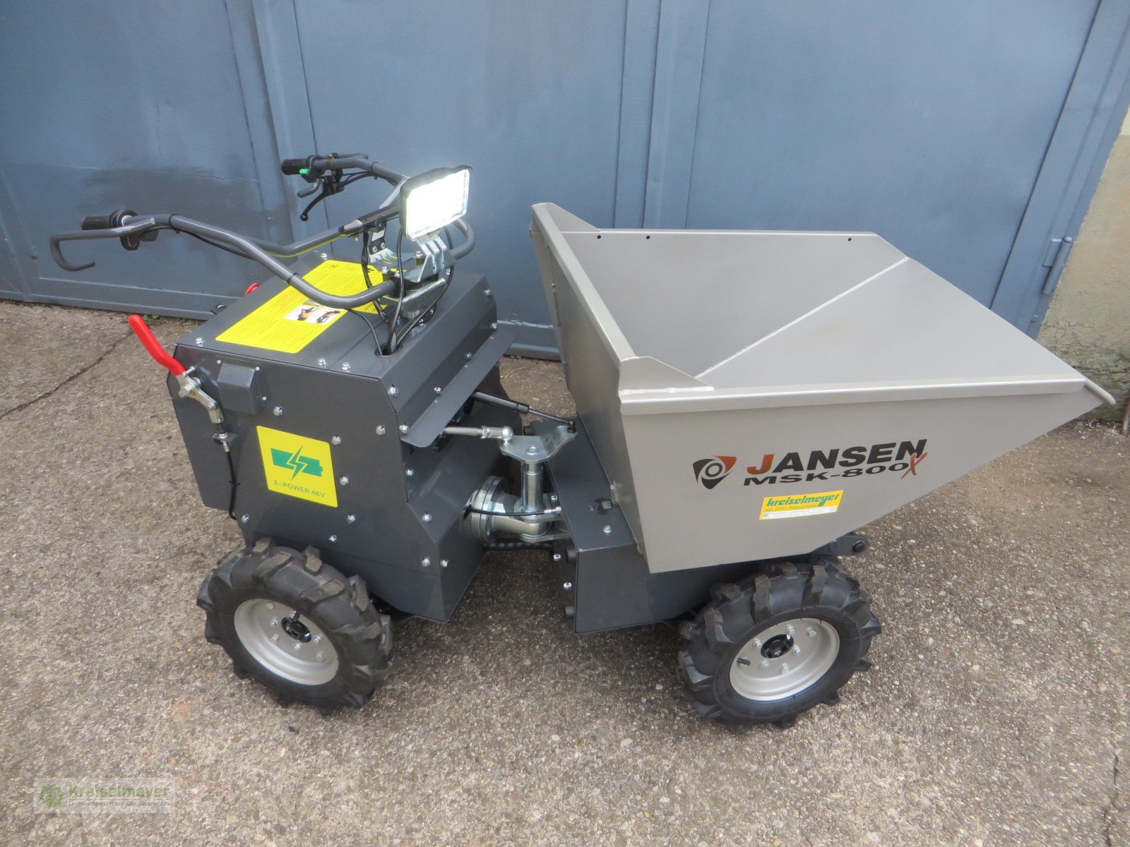 Minidumper typu Jansen MSK-800 X ALLRAD Elektro / Akku Rad-Antrieb Knicklenker **SOFORT VERFÜGBAR**, Neumaschine w Feuchtwangen (Zdjęcie 5)