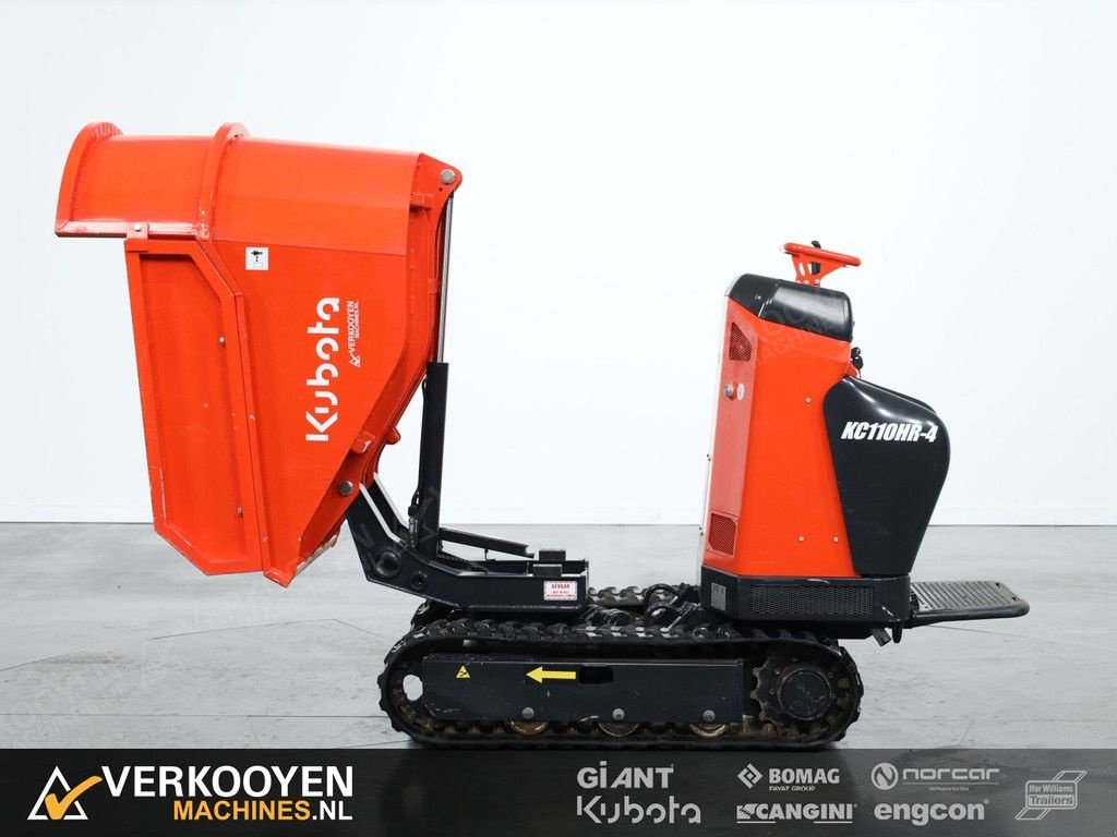 Minidumper typu Kubota KC110HR-4 Rupsdumper, Gebrauchtmaschine w Vessem (Zdjęcie 4)