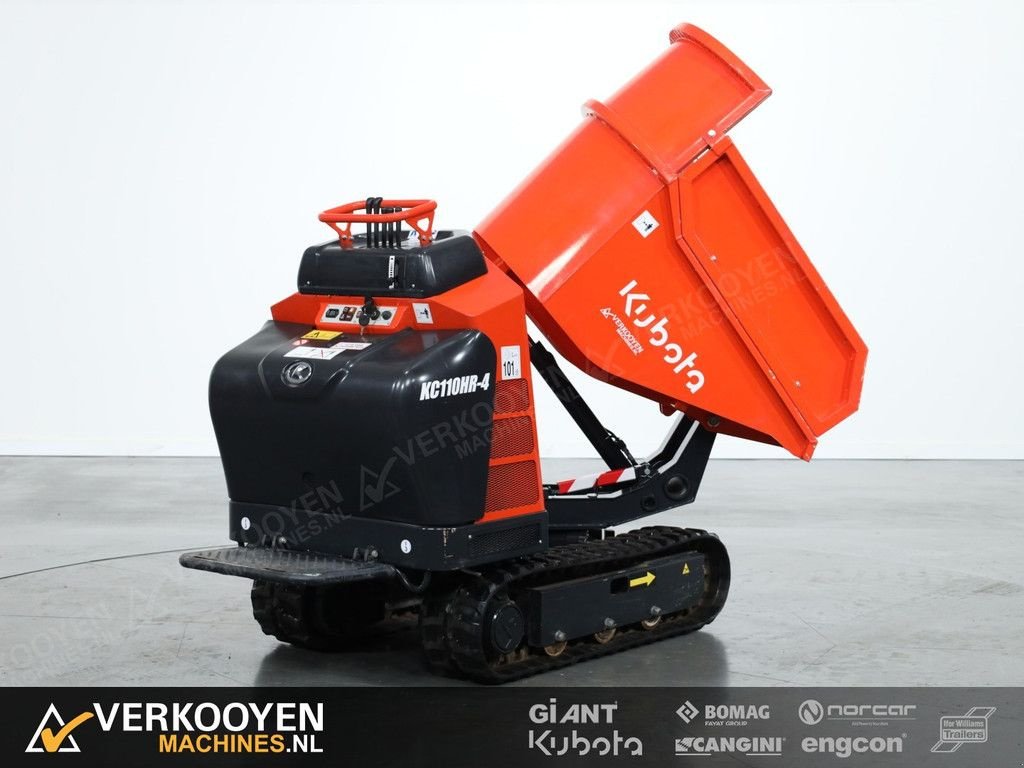 Minidumper typu Kubota KC110HR-4 Rupsdumper, Gebrauchtmaschine w Vessem (Zdjęcie 9)