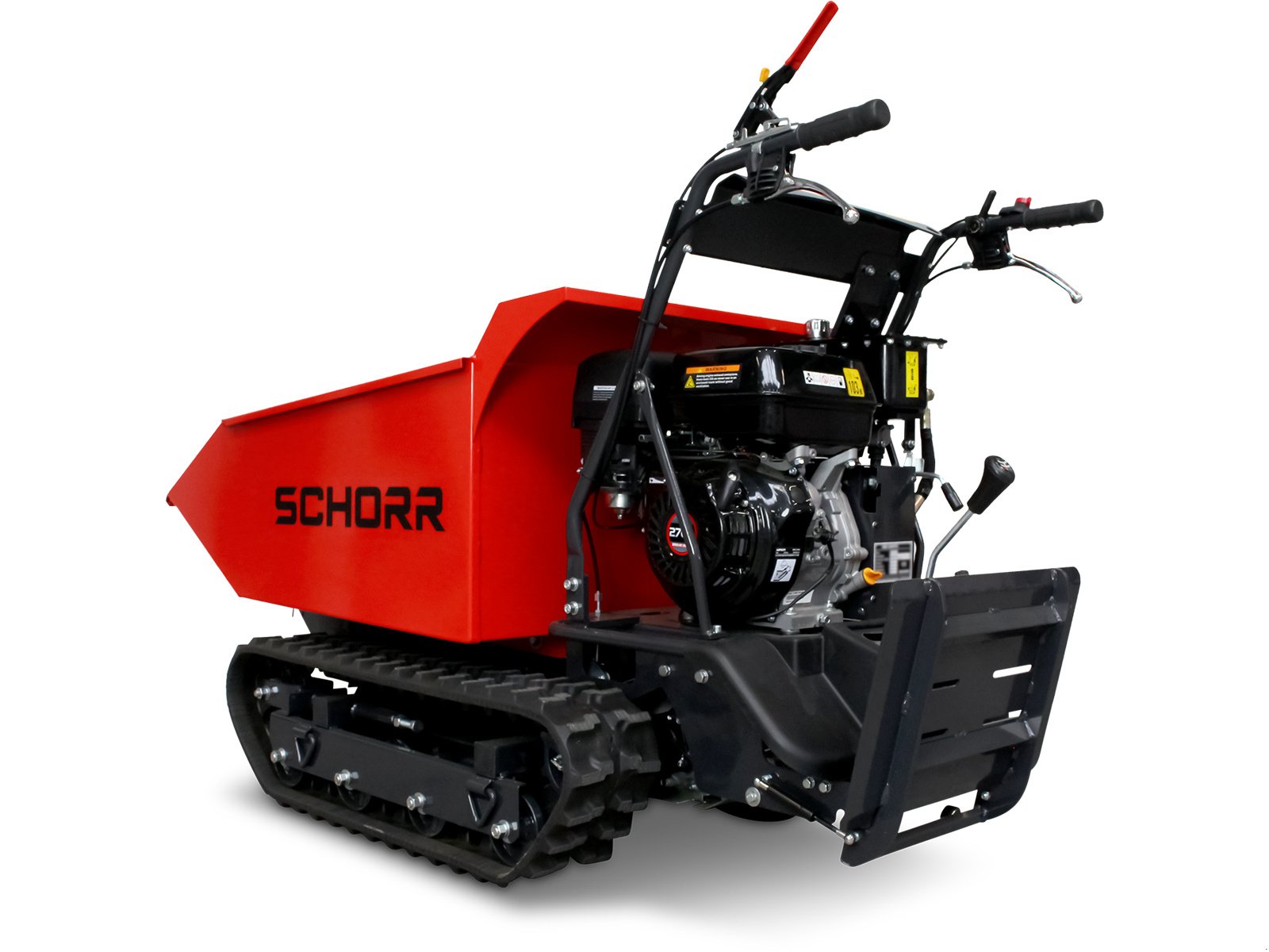 Minidumper typu Schorr Minidumper RR500DHKA2 PRO 500kg Mulde mit Kipphydraulik und Mitfahrplattform 9,2 PS Benzin Dumper Raupendumper, Neumaschine w Schüttorf (Zdjęcie 11)