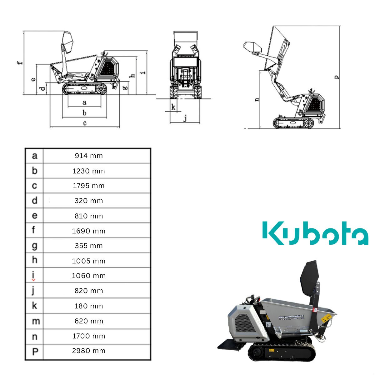 Minidumper del tipo Stark XN-800, Neumaschine en Arbing (Imagen 2)