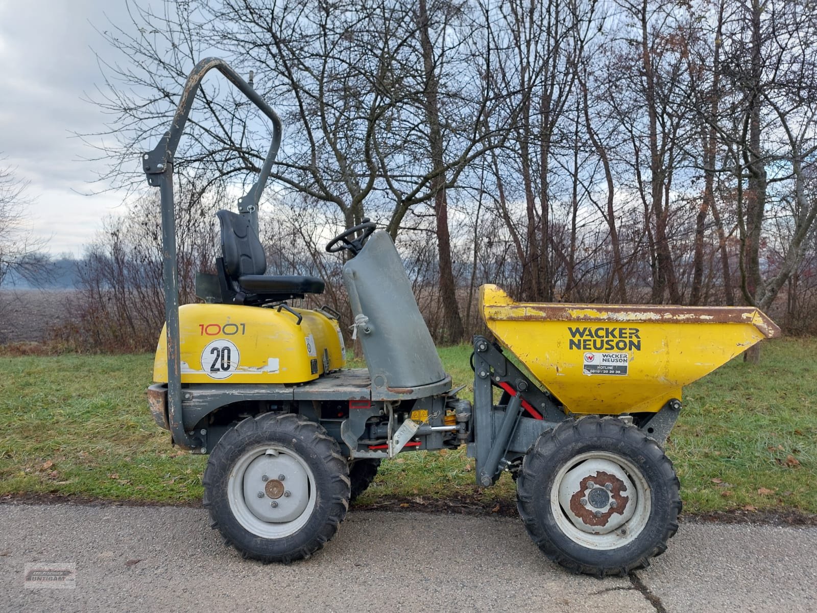 Minidumper типа Wacker Neuson 1001, Gebrauchtmaschine в Deutsch - Goritz (Фотография 2)