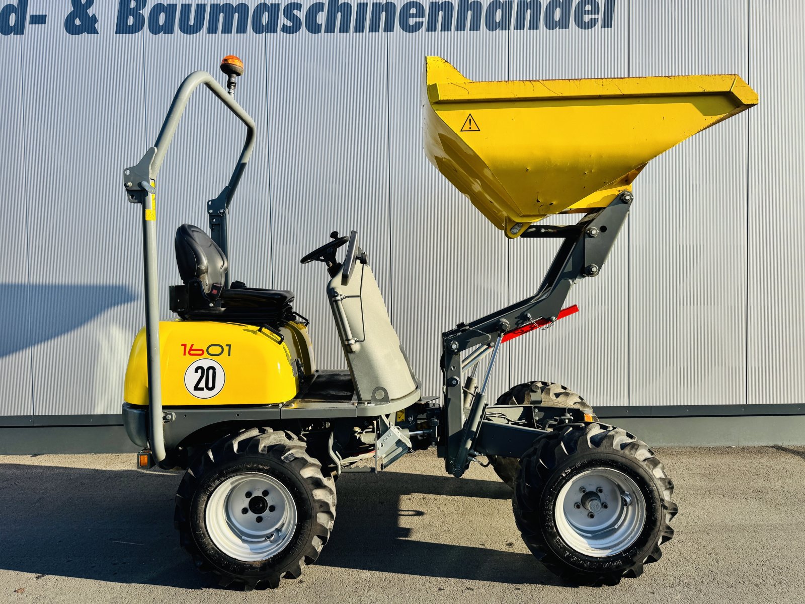 Minidumper Türe ait Wacker Neuson 1601 / 1501 High Tip, Gebrauchtmaschine içinde Falkenstein (resim 4)