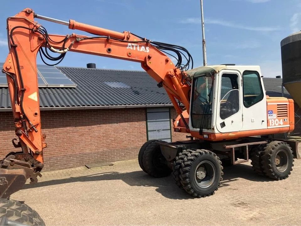 Mobilbagger typu Atlas 1304 Graafmachine Kraan, Gebrauchtmaschine v Lunteren (Obrázek 4)