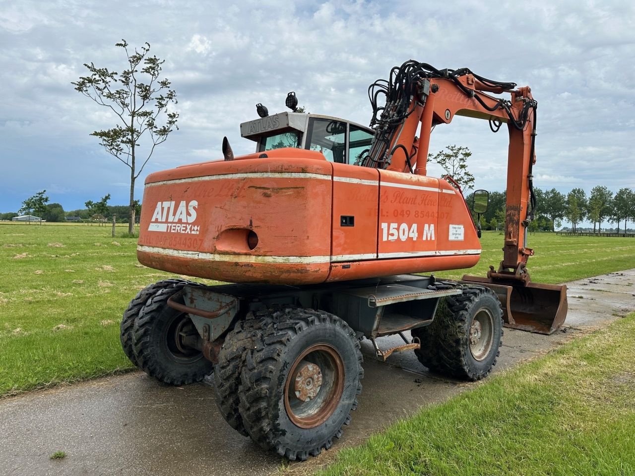 Mobilbagger del tipo Atlas 1504M, Gebrauchtmaschine en Nieuw-Vennep (Imagen 4)