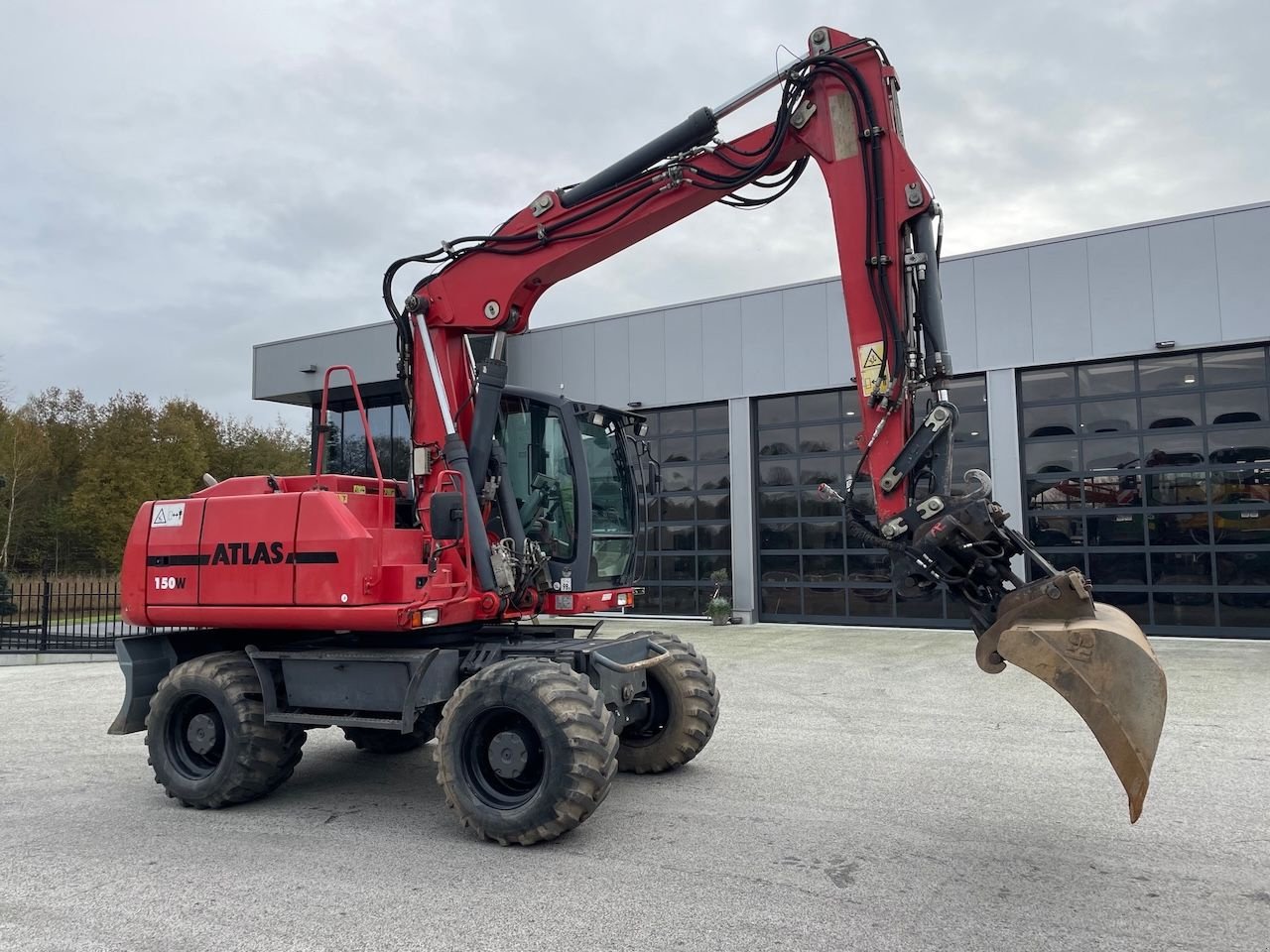 Mobilbagger du type Atlas 150W, Gebrauchtmaschine en Holten (Photo 3)