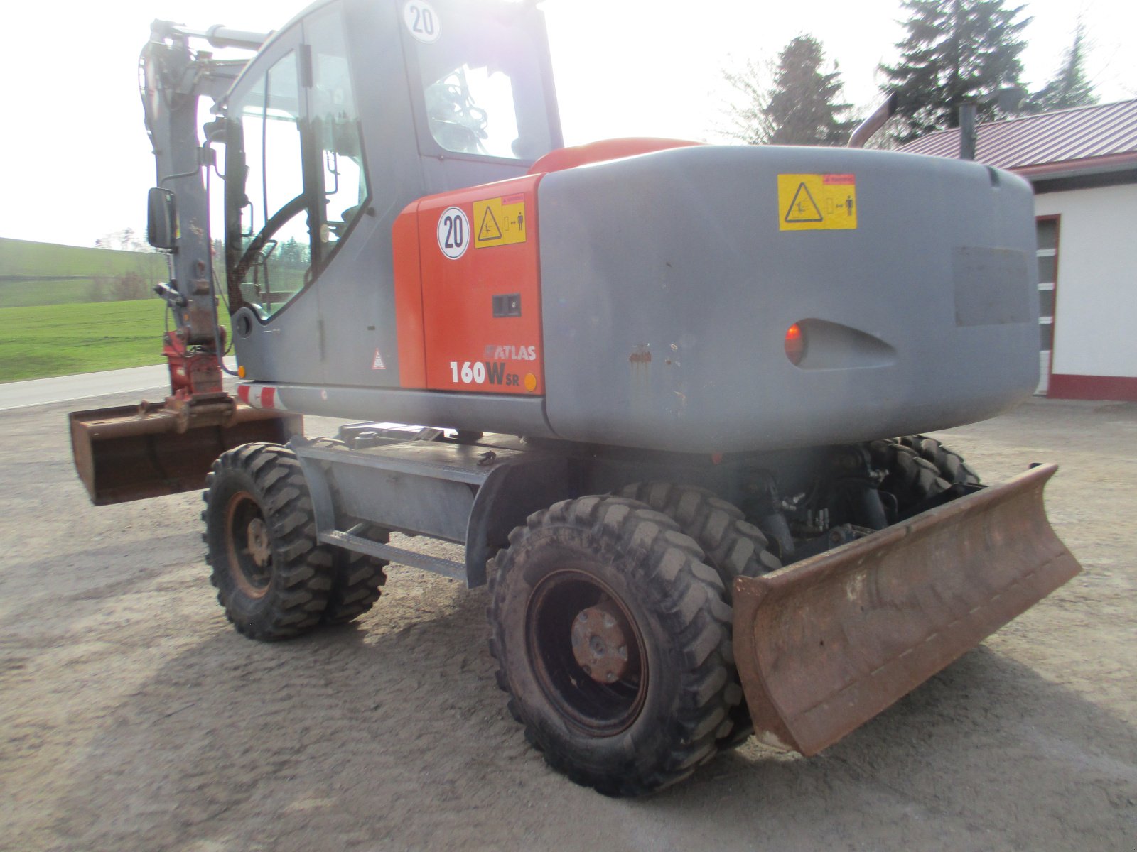 Mobilbagger tip Atlas 160 WSR mit Powertilt, Gebrauchtmaschine in Haselbach (Poză 8)