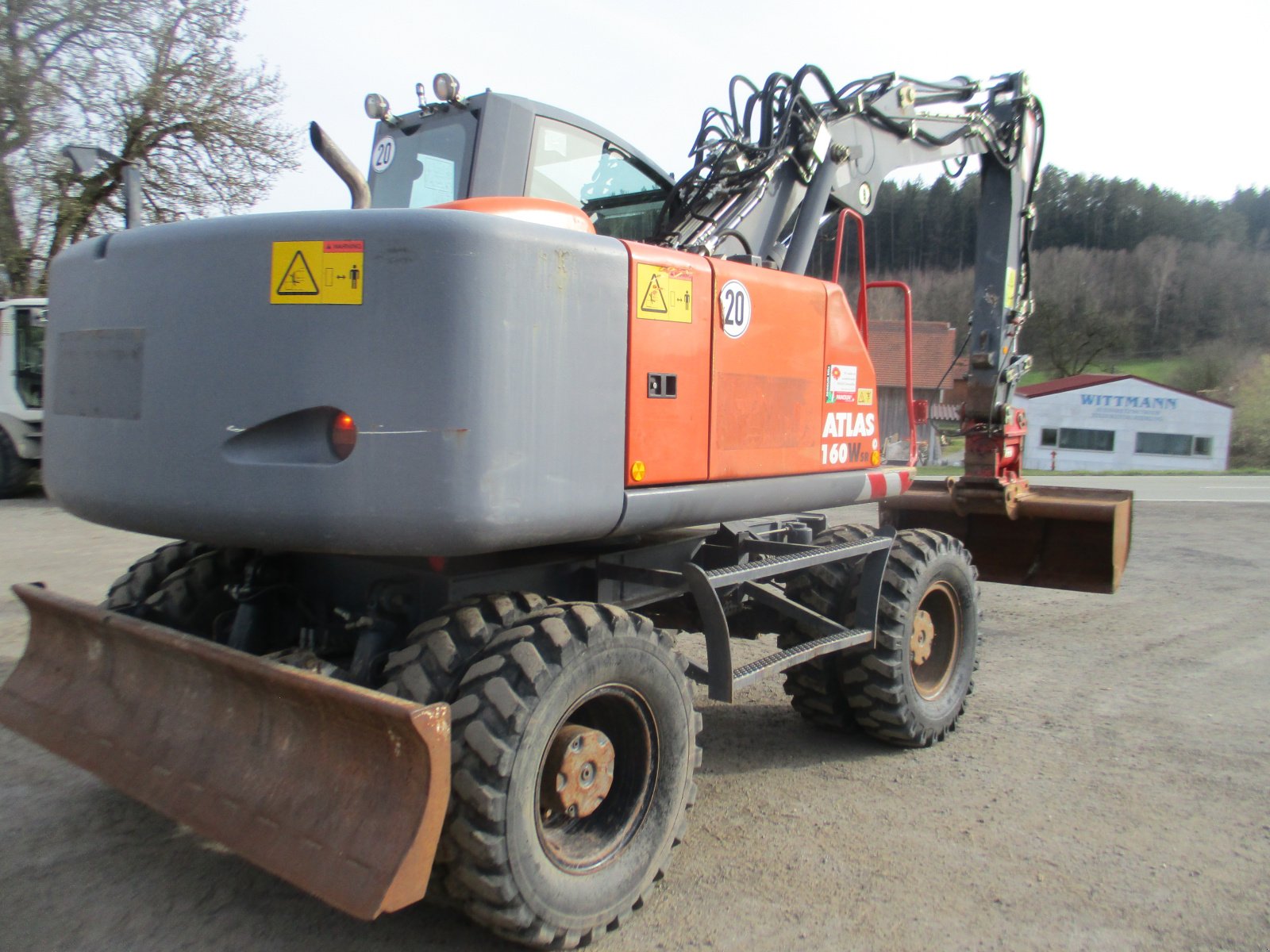 Mobilbagger tip Atlas 160 WSR mit Powertilt, Gebrauchtmaschine in Haselbach (Poză 10)