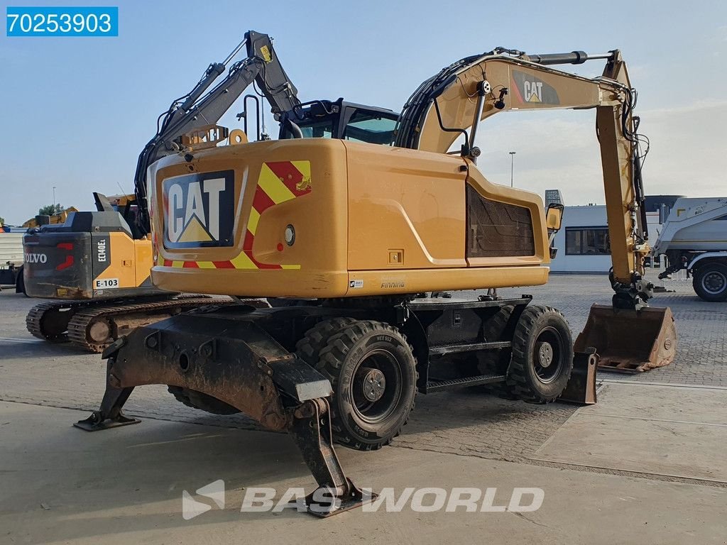 Mobilbagger van het type Caterpillar M314 F BLADE + OUTRIGGERS, Gebrauchtmaschine in Veghel (Foto 7)