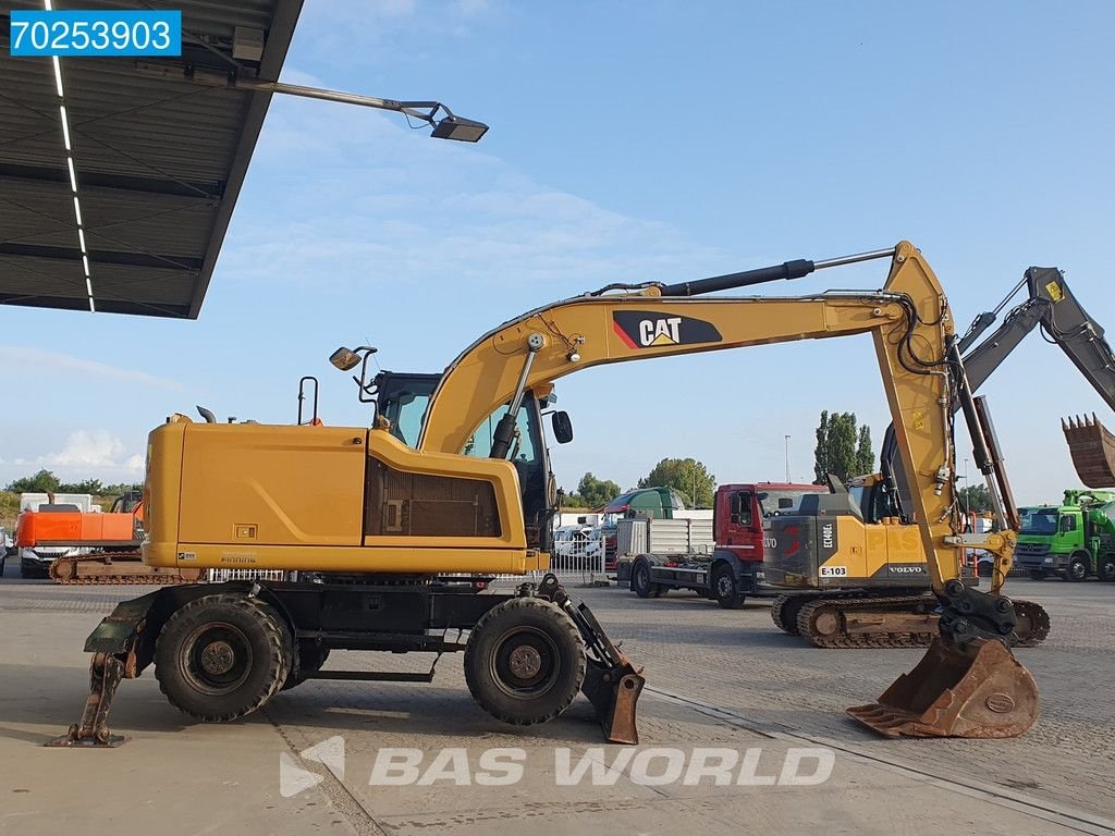 Mobilbagger от тип Caterpillar M314 F BLADE + OUTRIGGERS, Gebrauchtmaschine в Veghel (Снимка 5)