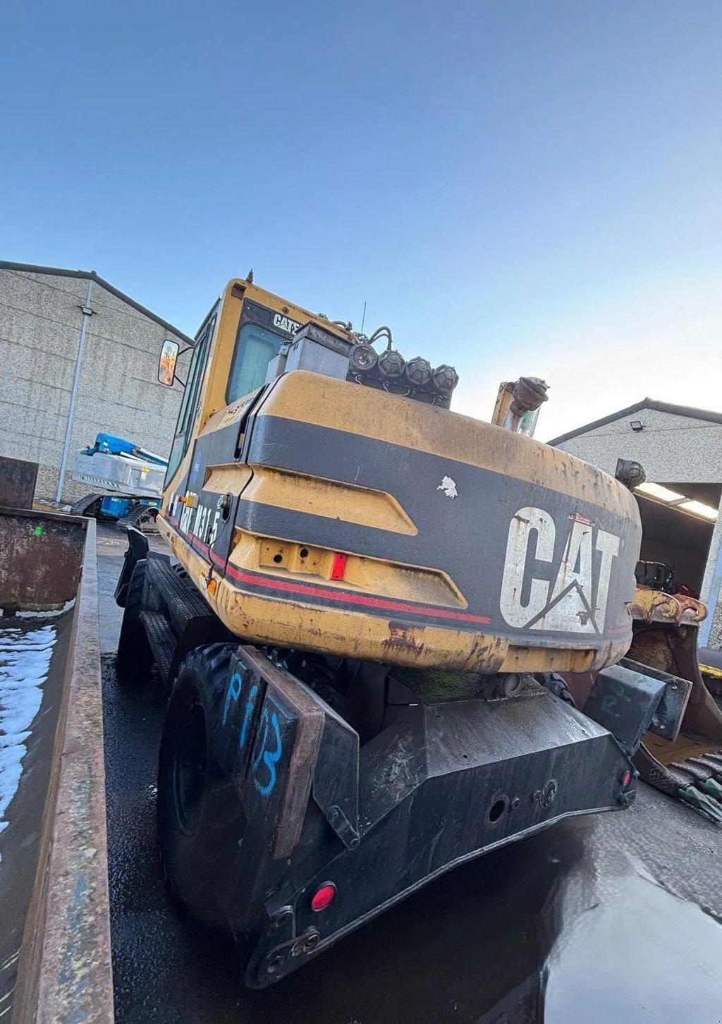 Mobilbagger des Typs Caterpillar M315, Gebrauchtmaschine in Wevelgem (Bild 5)