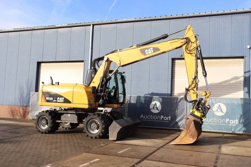 Mobilbagger des Typs Caterpillar M315D, Gebrauchtmaschine in Antwerpen (Bild 4)