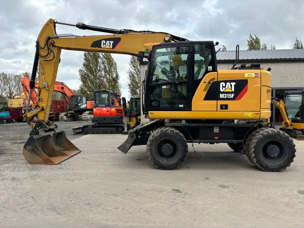 Mobilbagger Türe ait Caterpillar M315F, Gebrauchtmaschine içinde Wevelgem (resim 1)