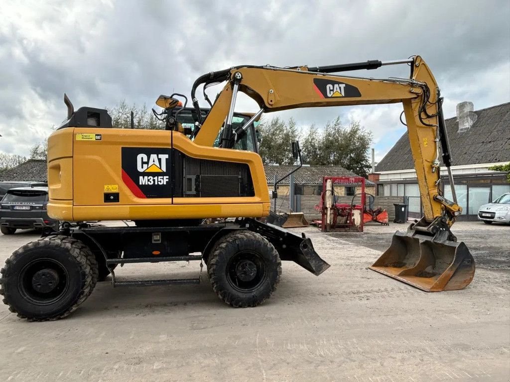 Mobilbagger Türe ait Caterpillar M315F, Gebrauchtmaschine içinde Wevelgem (resim 3)