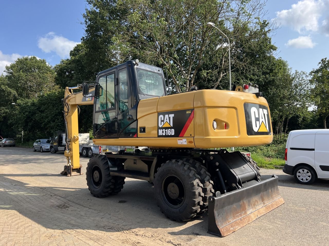 Mobilbagger Türe ait Caterpillar M316D, Gebrauchtmaschine içinde Doetinchem (resim 3)