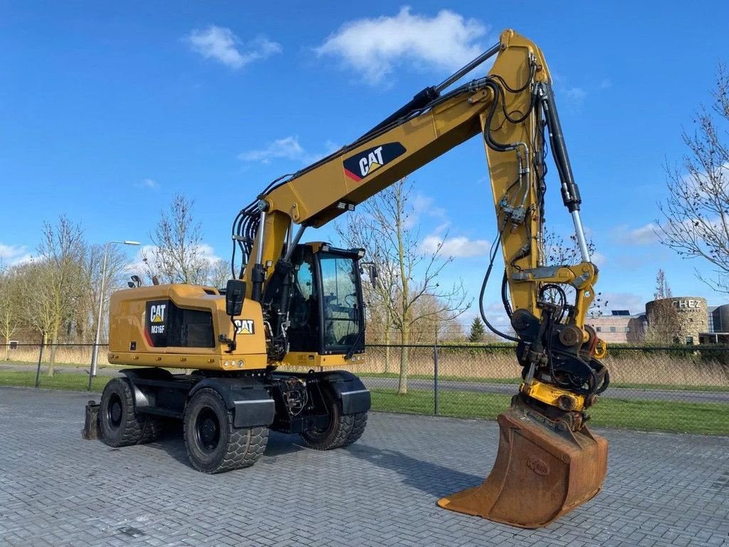 Mobilbagger du type Caterpillar M316F ROTOTILT BSS BUCKET QUICK COUPLER AIRCO, Gebrauchtmaschine en Marknesse (Photo 5)