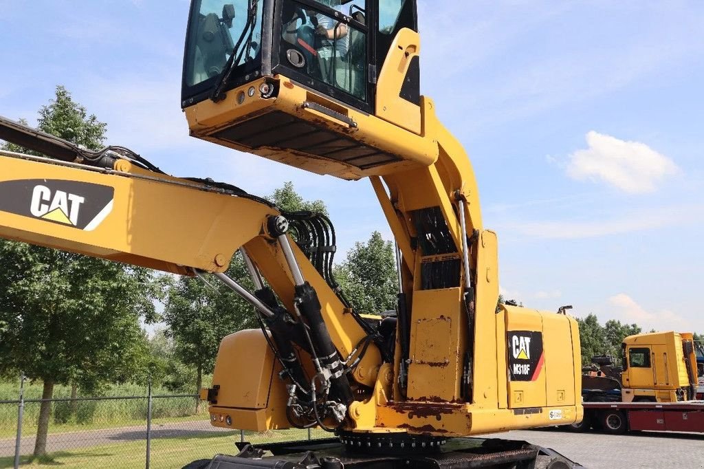 Mobilbagger Türe ait Caterpillar M318F M 318 F QUICK COUPLER MATERIAL HANDLER UMSCHLAG, Gebrauchtmaschine içinde Marknesse (resim 8)