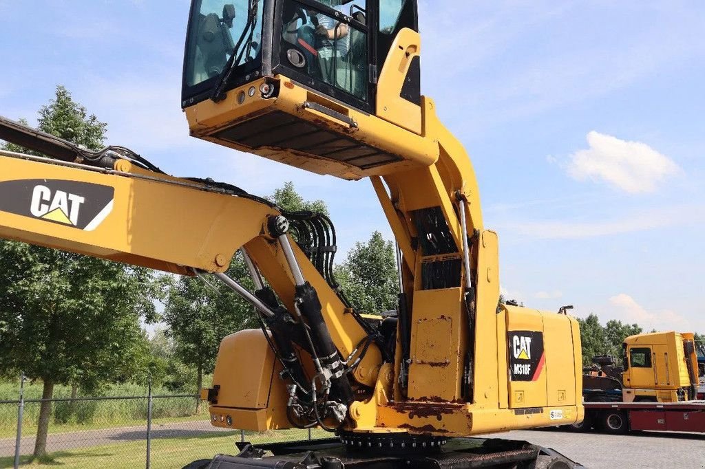 Mobilbagger van het type Caterpillar M318F M 318 F QUICK COUPLER MATERIAL HANDLER UMSCHLAG, Gebrauchtmaschine in Marknesse (Foto 8)