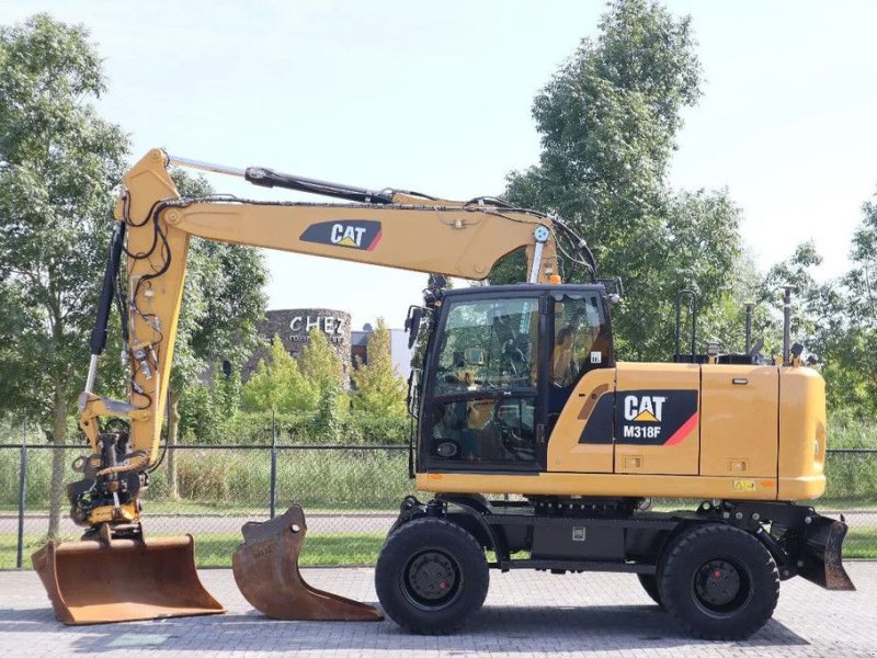 Mobilbagger des Typs Caterpillar M318F ROTOTILT GPS 2X BUCKET BSS, Gebrauchtmaschine in Marknesse