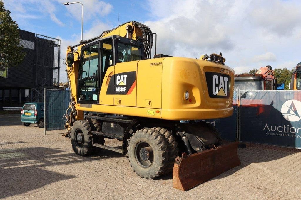 Mobilbagger Türe ait Caterpillar M318F, Gebrauchtmaschine içinde Antwerpen (resim 3)