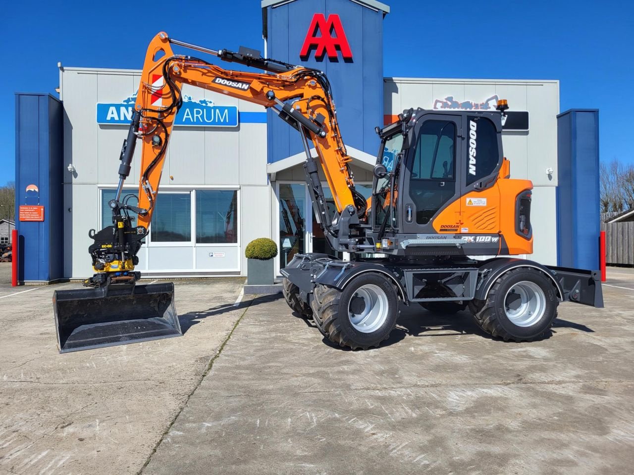 Mobilbagger типа Doosan DX100W-7, Neumaschine в Arum (Фотография 1)