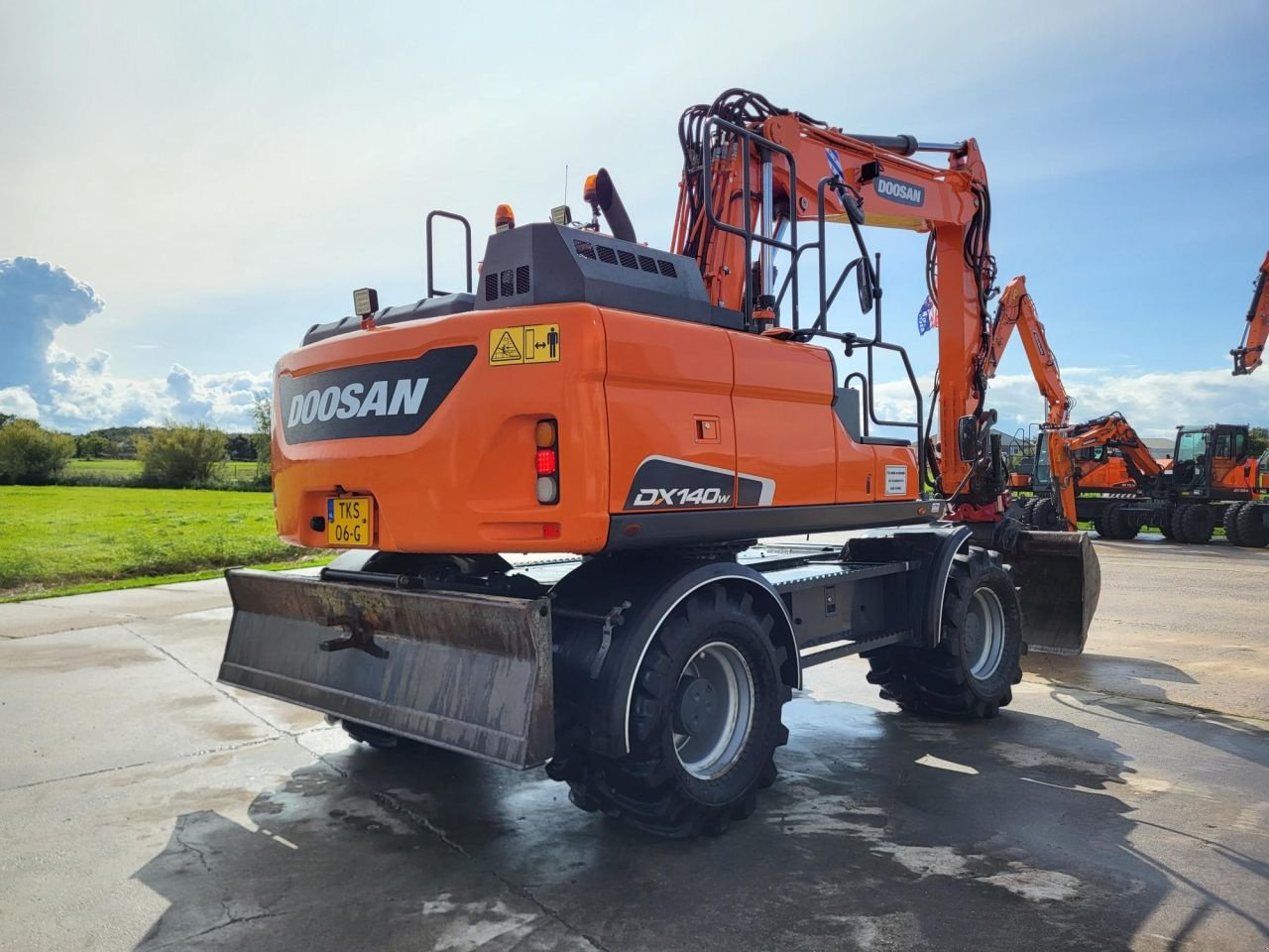 Mobilbagger typu Doosan DX140W-5, Gebrauchtmaschine v Arum (Obrázok 4)