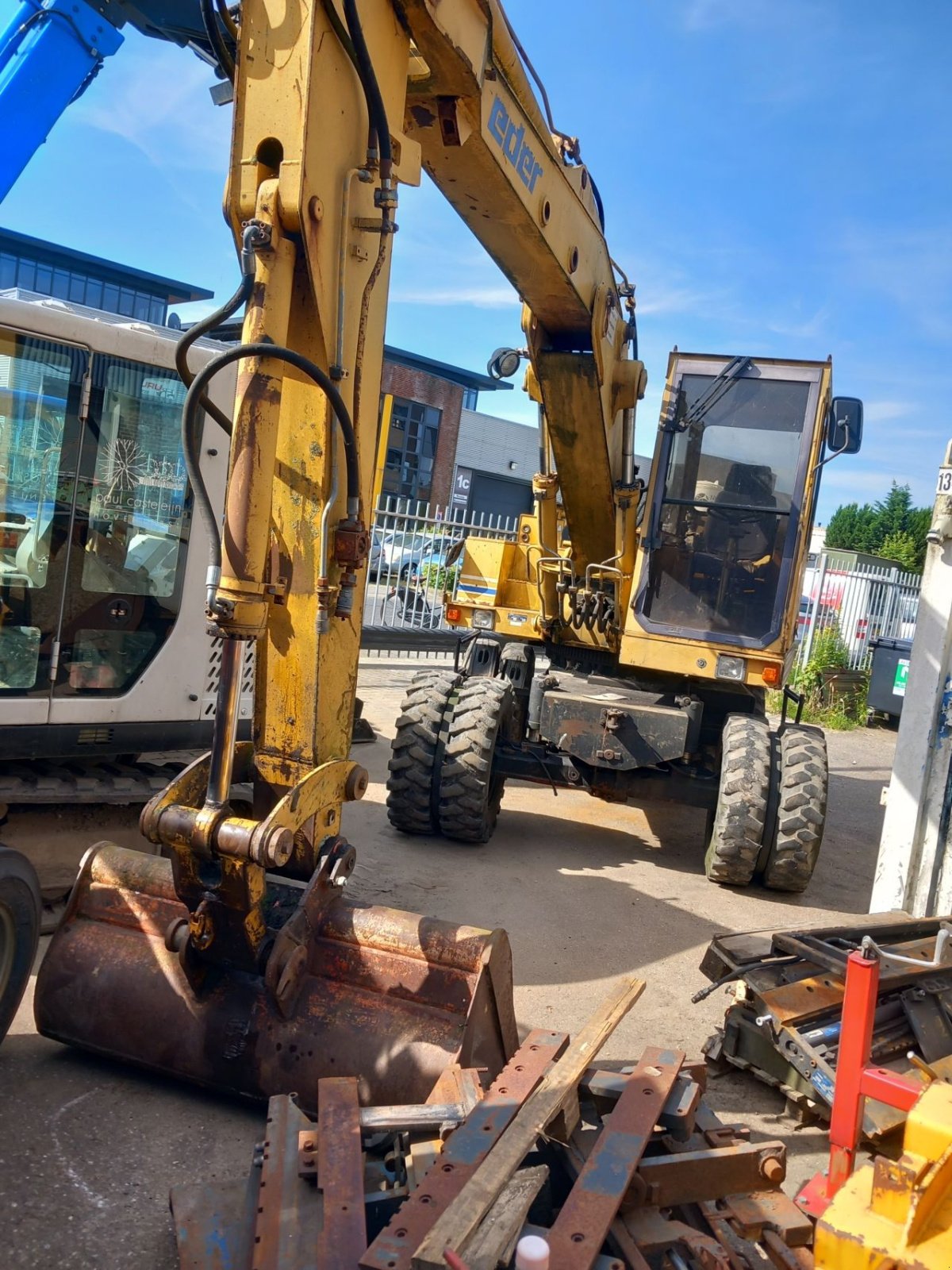 Mobilbagger typu Eder 805M, Gebrauchtmaschine v Alblasserdam (Obrázek 5)