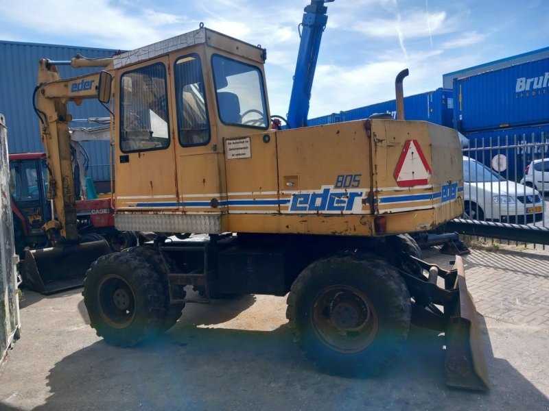 Mobilbagger van het type Eder 805M, Gebrauchtmaschine in Alblasserdam (Foto 1)