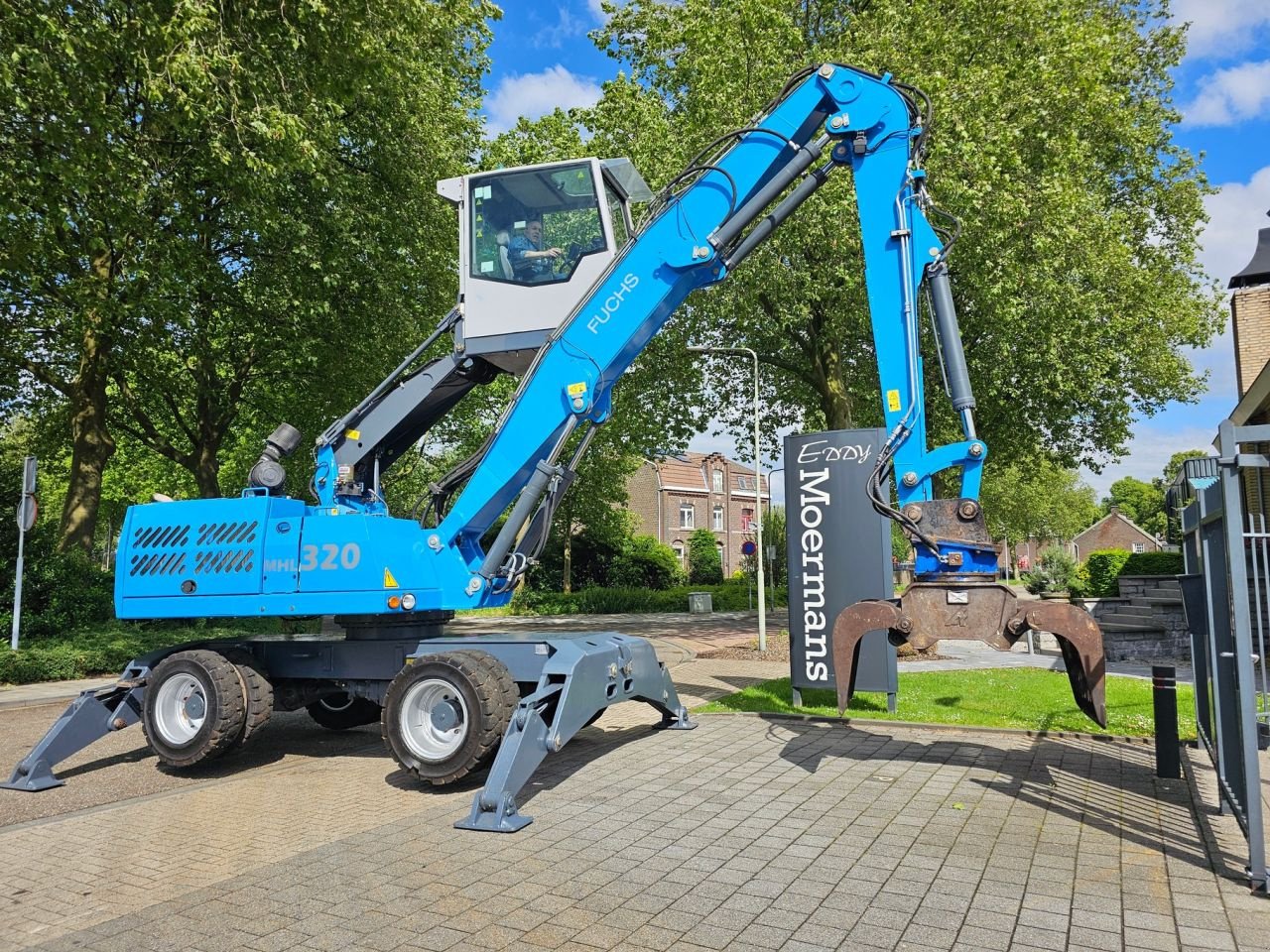 Mobilbagger del tipo Fuchs MHL 320, Gebrauchtmaschine en Geleen (Imagen 10)