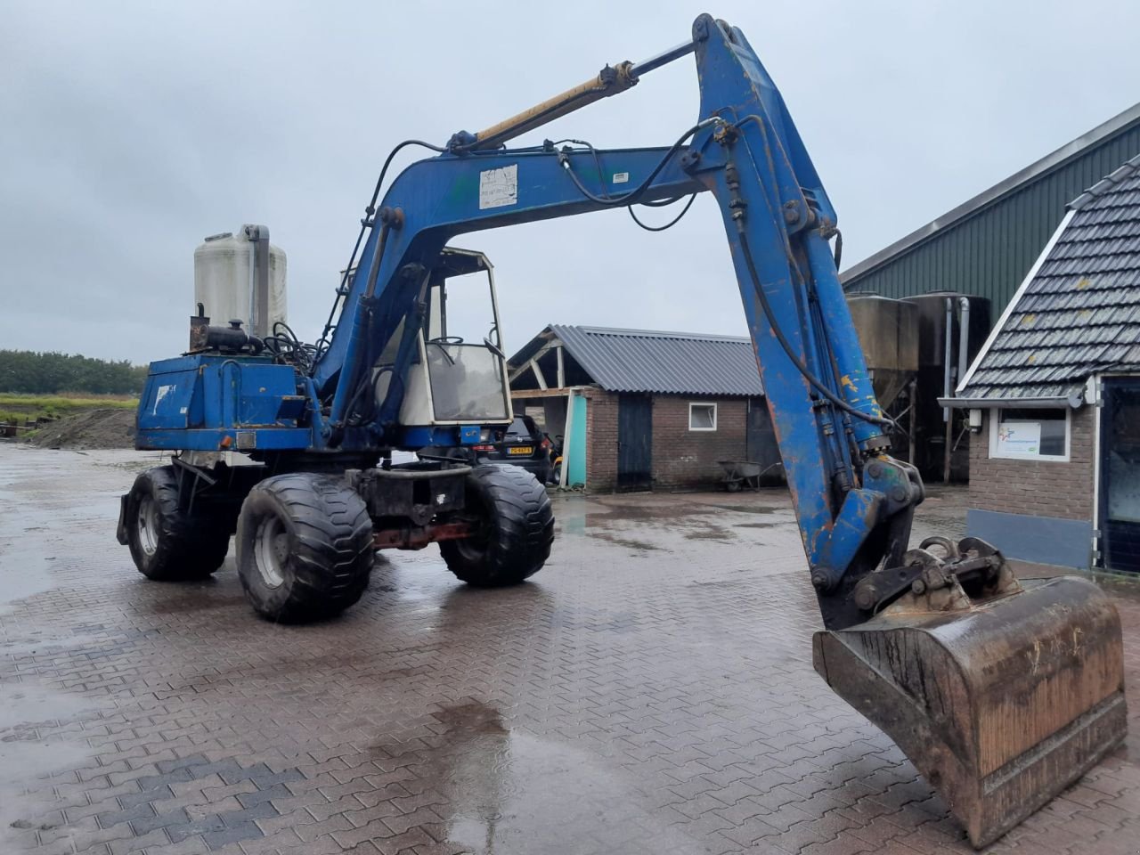 Mobilbagger des Typs Hanomag HW130, Gebrauchtmaschine in Hollandscheveld (Bild 5)