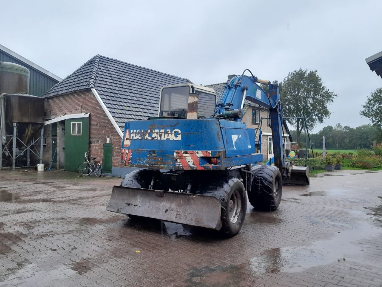 Mobilbagger des Typs Hanomag HW130, Gebrauchtmaschine in Hollandscheveld (Bild 2)