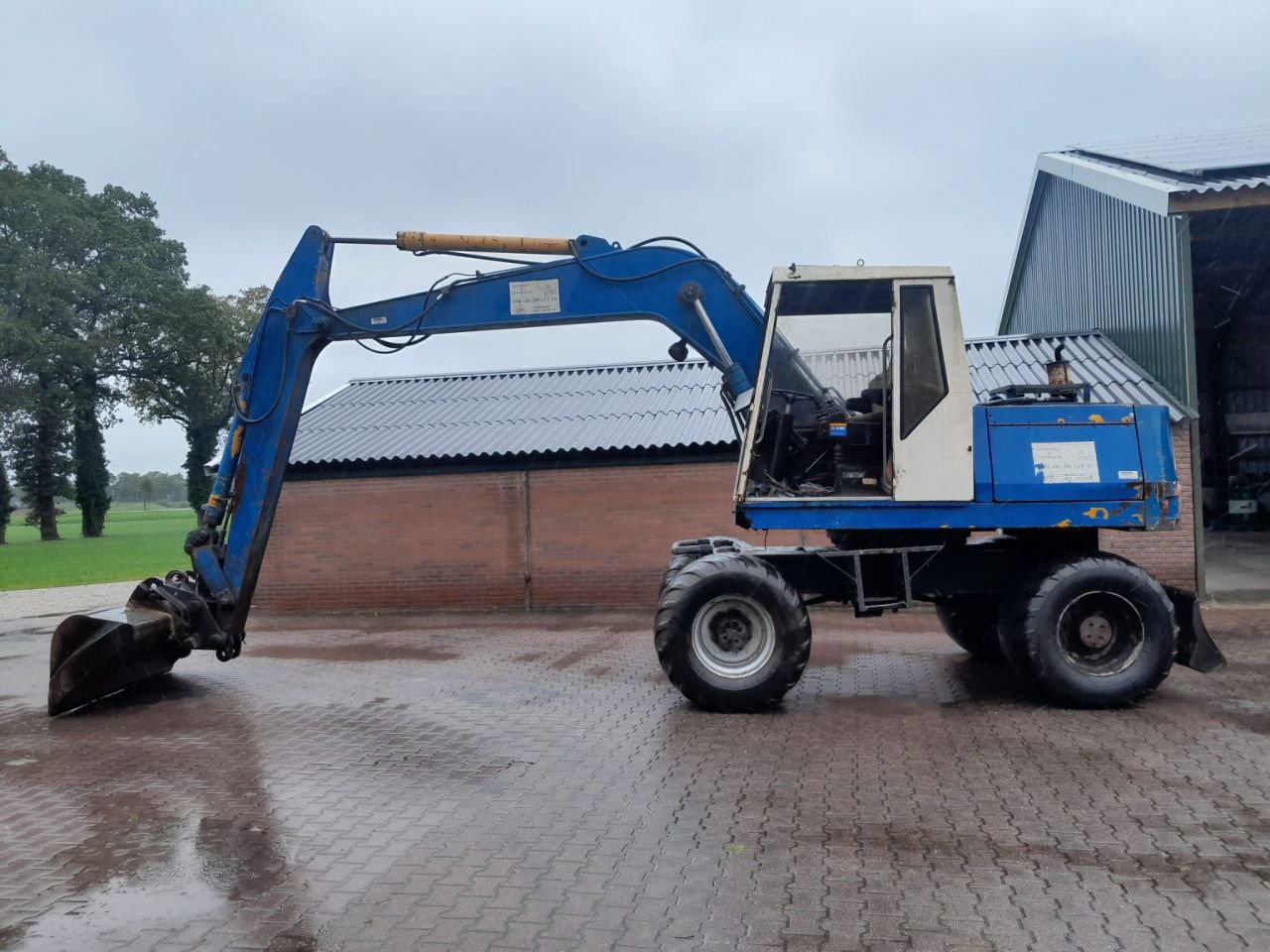 Mobilbagger tip Hanomag HW130, Gebrauchtmaschine in Hollandscheveld (Poză 1)