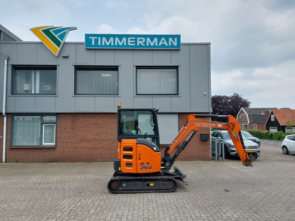 Mobilbagger typu Hitachi 26U, Gebrauchtmaschine w Wierden (Zdjęcie 1)