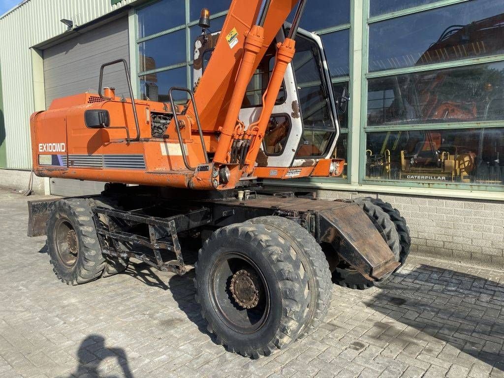 Mobilbagger del tipo Hitachi EX 100 W D, Gebrauchtmaschine en Roosendaal (Imagen 7)