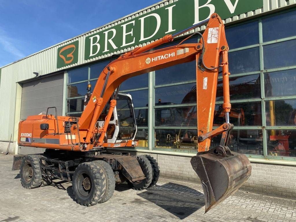 Mobilbagger del tipo Hitachi EX 100 W D, Gebrauchtmaschine en Roosendaal (Imagen 4)