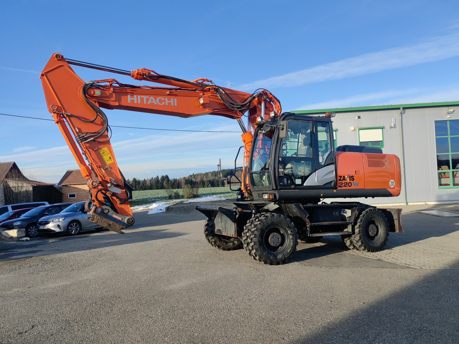 Mobilbagger от тип Hitachi Zaxis 220W, Gebrauchtmaschine в Meßkirch (Снимка 1)