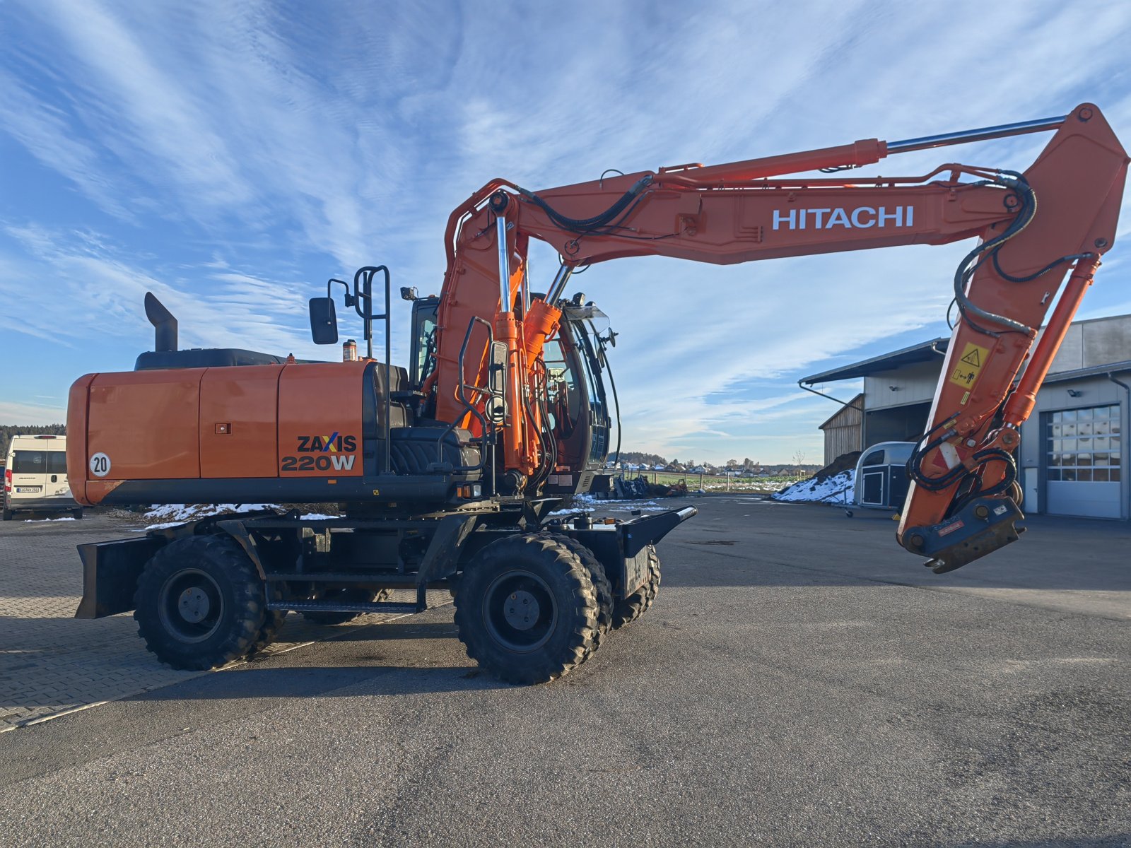 Mobilbagger от тип Hitachi Zaxis 220W, Gebrauchtmaschine в Meßkirch (Снимка 7)