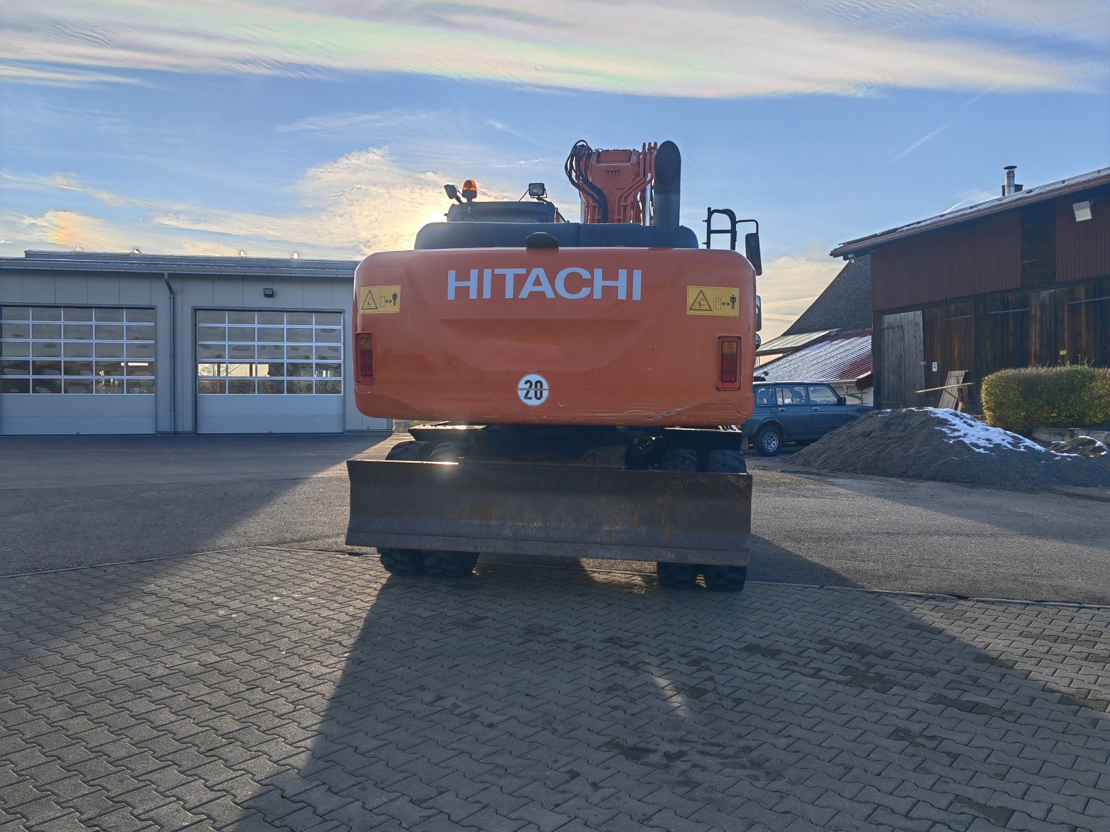 Mobilbagger от тип Hitachi Zaxis 220W, Gebrauchtmaschine в Meßkirch (Снимка 8)