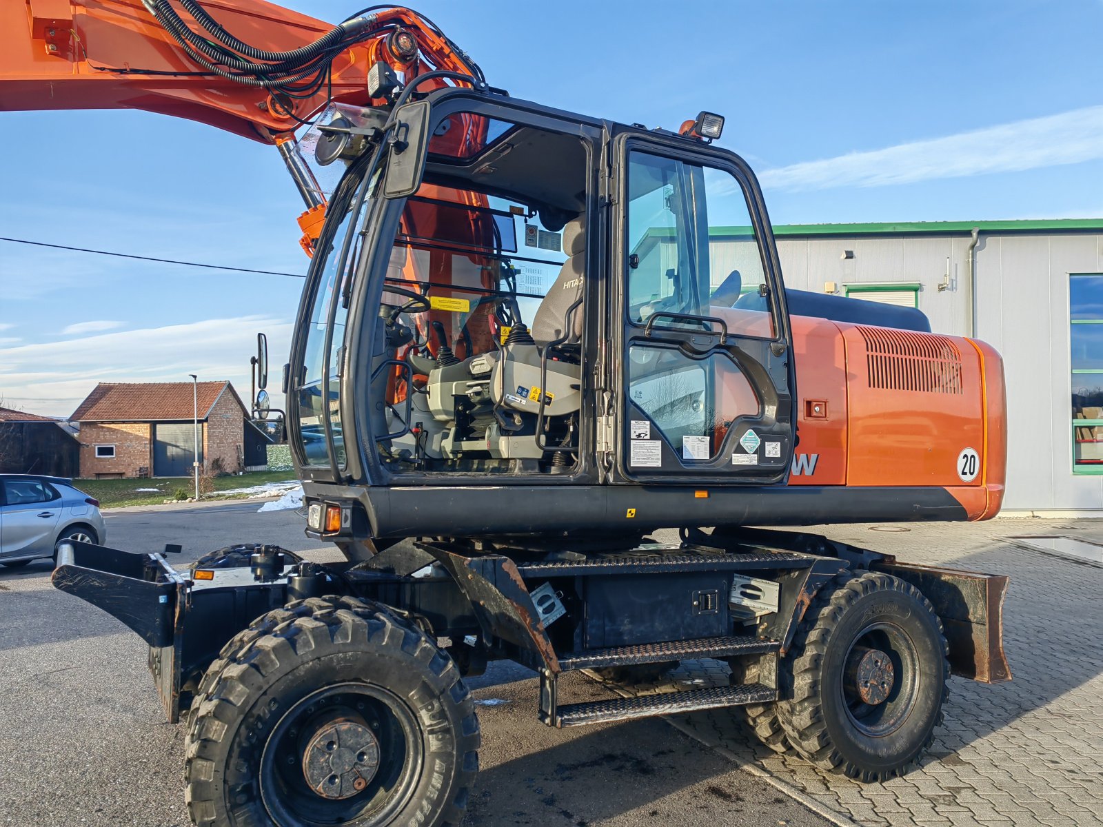 Mobilbagger от тип Hitachi Zaxis 220W, Gebrauchtmaschine в Meßkirch (Снимка 10)