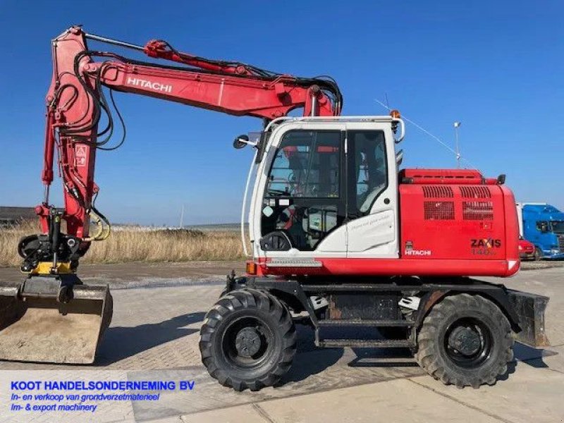 Mobilbagger a típus Hitachi ZX 140w-6 Engcon! TOP Condition, Gebrauchtmaschine ekkor: Nieuwerkerk aan den IJssel