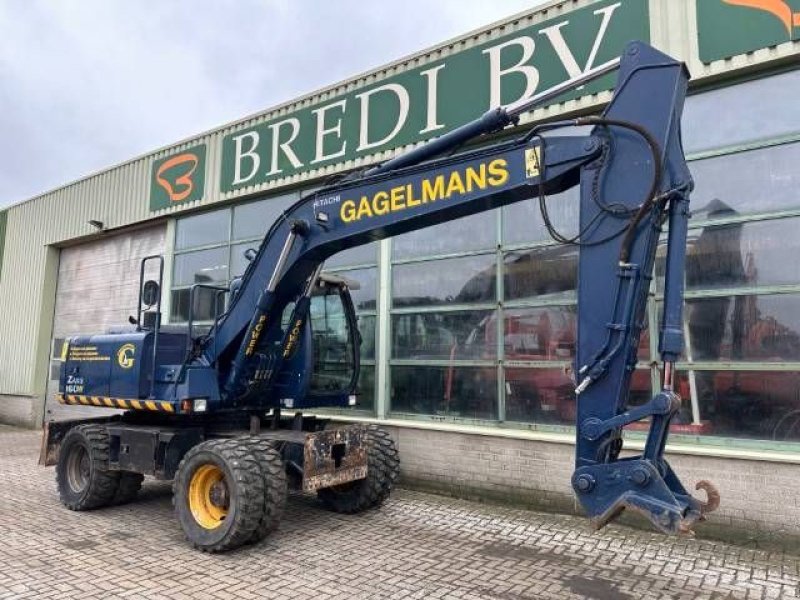 Mobilbagger des Typs Hitachi ZX 160 W, Gebrauchtmaschine in Roosendaal (Bild 7)