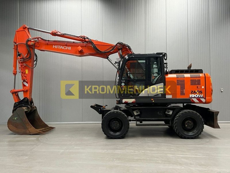 Mobilbagger des Typs Hitachi ZX 190 W-6, Gebrauchtmaschine in Apeldoorn (Bild 1)