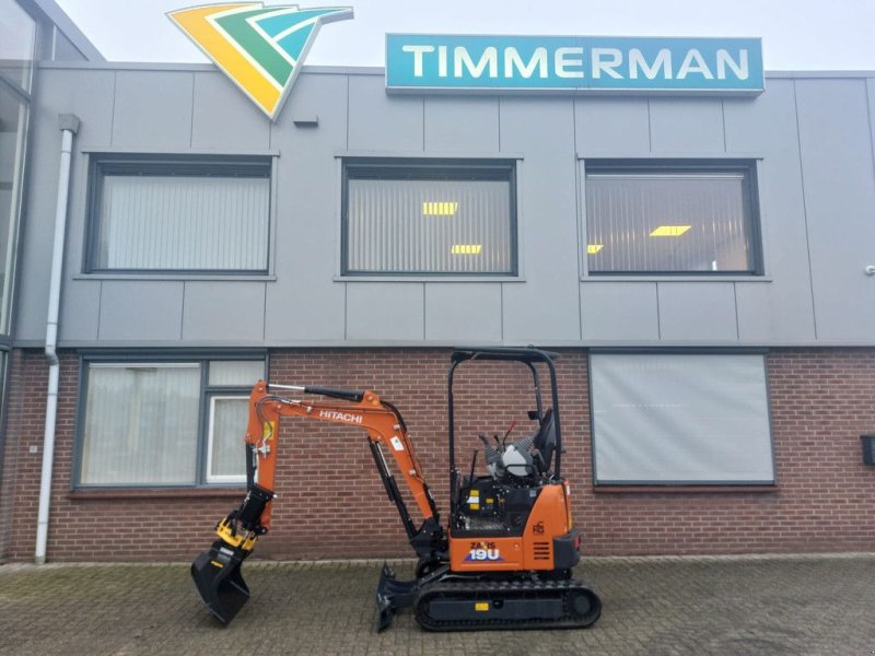 Mobilbagger del tipo Hitachi ZX 19U, Gebrauchtmaschine In Wierden (Immagine 1)